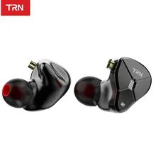 TRN BA5 5BA драйвер Untis металлические наушники в ухо IEM HIFI монитор Бег Спорт гарнитура сценическое разрешение Съемная 2Pin