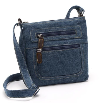

Fashion blue denim shoulder bags women handbag satchels ladies crossbody sling bag classical messenger bag cowboy bags#20