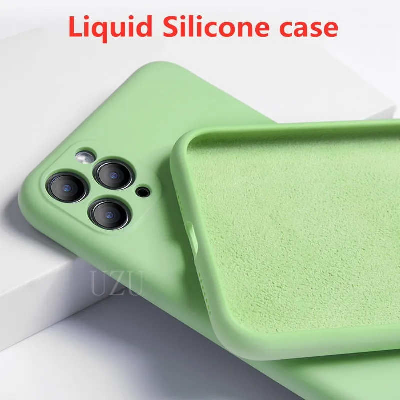 

Original Liquid Silicone Phone Case For iPhone 7 8 6 6s Plus Cover Soft Candy Color Case For iPhone X Xs 11 Pro Max XR Coque
