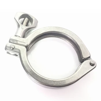 

1/2" 1.5" 2" Tri Clamp fit 50.5mm 64MM Ferrule 304 Stainless Steel Tri Clover Sanitary Fitting for Home Brewing Tri Clamp Clamps