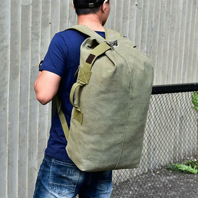 Большой мужской наружный холщовый дорожный спортивный рюкзак походный рюкзак дорожная сумка военные сумки ручной Багаж