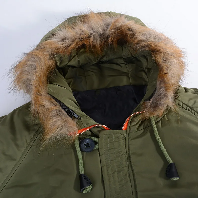 New winter jacket men Casual Warm Parka Men coat Fashion Detachable Fur Hooded Mens Jackets and Coat Veste Homme Plus Size