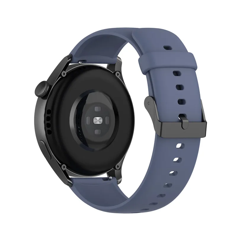 20mm 22mm Silicone watch strap For Samsung Gear S3/Active2/Huawei GT2 /Amazfit bip/Fossil Q/POLAR ignite Vantage M2 wristband