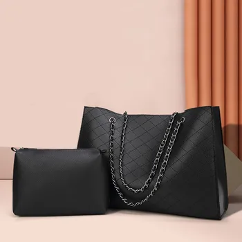 

WOMEN'S Bag 2020 New Style Fashion Chain Shoulder Bag Women's Rhombus Hand Different Size Bags