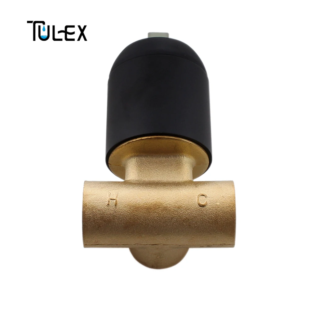 TULEX, скрытый смеситель для душа, настенный клапан, горячая и холодная вода, смеситель для душа, латунный смеситель для душа для ванной комнаты