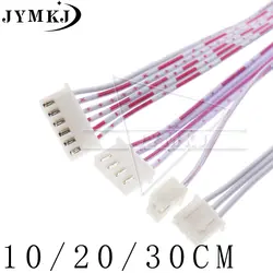 5 шт. JST 2,54 мм Шаг соединительный кабель с разъемом кабеля XH2.54 штекер длина линии 30/20/10 см красного и белого цветов Американская