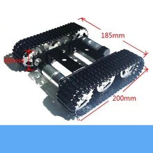 DIY в разобранном виде Смарт гусеничный Rc Танк шасси комплект с 9 В/12 В энкодер постоянного тока мотор металлическая гусеничная цепь робот рама образование 5 кг нагрузки игрушка