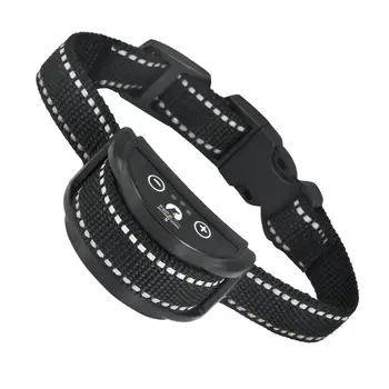 

Dog Barking Trainer Rechargeable Bark Collar Dog Bark Stop Collar for S/M Sized Dogs Sound & Static Shock with 5 Sensitive Level