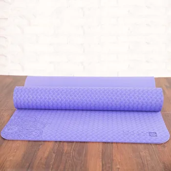 

Yoga Mat wtih Sling TPE 183cm and carry strap Anti Slip Carpet Mat For Beginner Pilates Fitness Exercise Pad Gymnastics Mats