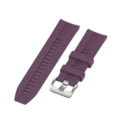 Ремешок 22 мм для Xiaomi Huami Amazfit GTR 47 мм ремешок для часов Wirstband Silione браслет для Amazfit Pace/Amazfit slatos 2/2S ремешок - Цвет: Dark Purple