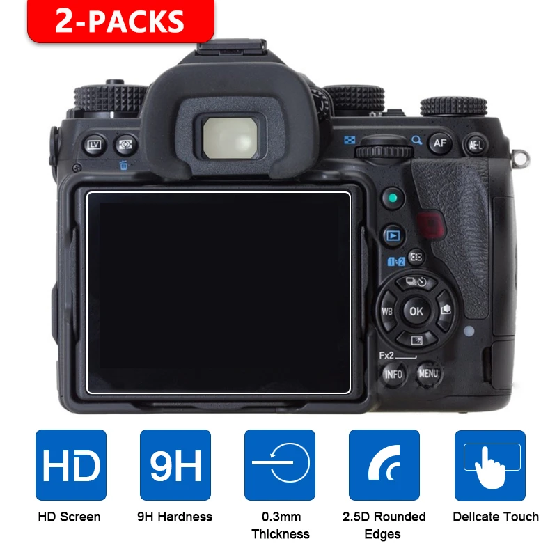 2 шт. для Pentax K1 K 1 Mark II KP S2 KS2 K70 70 K3 3 5 Q10 645Z камера устойчивое к царапинам закаленное