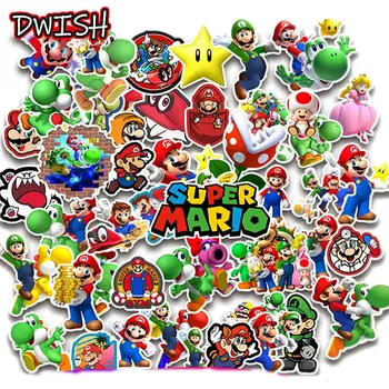

DWISH 10/30/50pcs Cartoon cute Waterproof Graffiti Stickers Guitar Skateboard Suitcase Girl Children Funny Sticker Classic Toy