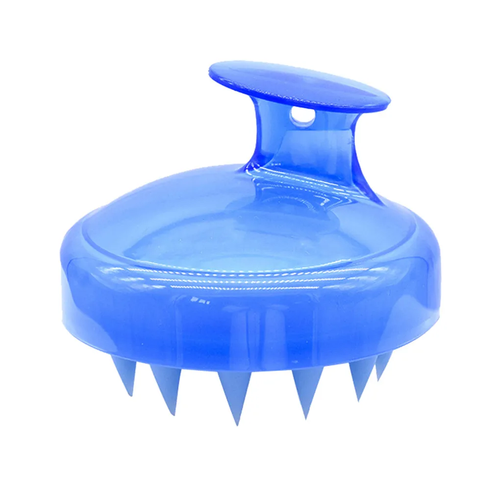 

Shampoo Scalp Hair Massager Head Body Washing Comb Soft Silicone Massage Comb Health-care Pressure Relieving Brush