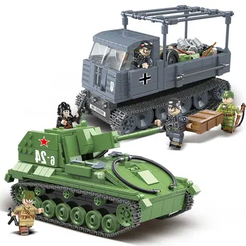 

551-601pcs Tanks Military City Building Blocks Soldiers Figures Building Blocks Army Toys for Boys