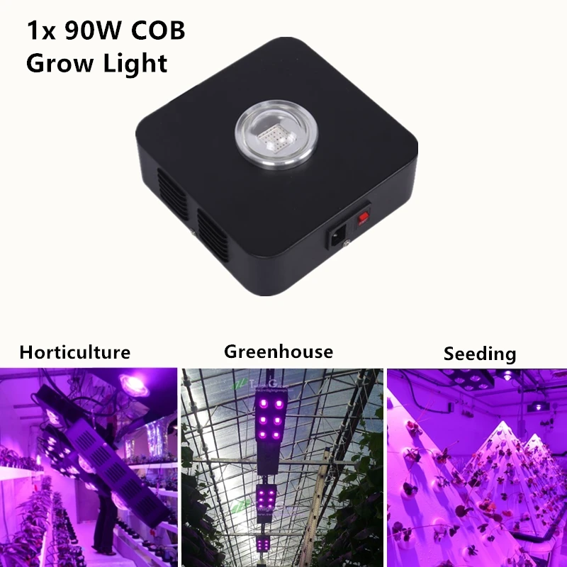 ARTOO 200 Вт Светодиодный светильник для выращивания, полный спектр COB чипов для внутренних медицинских растений