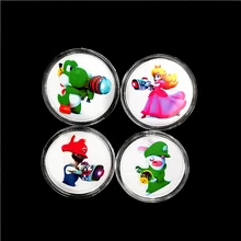 Полный комплект 4 шт. Марио+ Rabbids Королевство битва NFC карта Amiibo Коллекционная монета бирка NTAG215 ДЛЯ NS/Switch Zelda Splatoon Kart