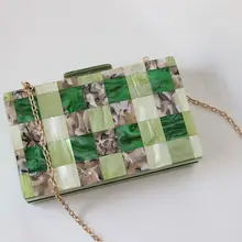 Женский винтажный лоскутный клатч вечерняя сумочка Свадебные вечерние женский акриловый клатч Горячая Новинка