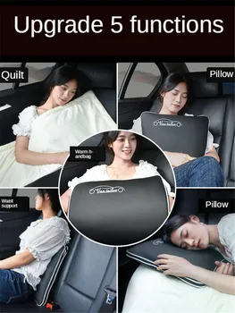 

B-LIFE 4 in 1 Cute Cartoon Plush Stuffed Animal Toys Throw Pillow Blanket Set with Hand Warmer Design