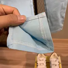 Специальное предложение, узкие брюки с вышивкой «не улыбающееся лицо», брюки-карандаш, эластичные универсальные модные брюки, R4260