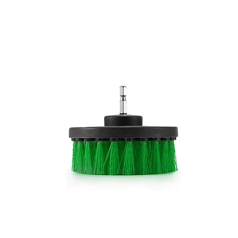 2 3,5 4 5 дюймов щетка для чистки дрели круглая головка силовой скруббер жесткая насадка для плитки ванной комнаты инструмент для чистки скраб, зеленый - Цвет: 4 inch