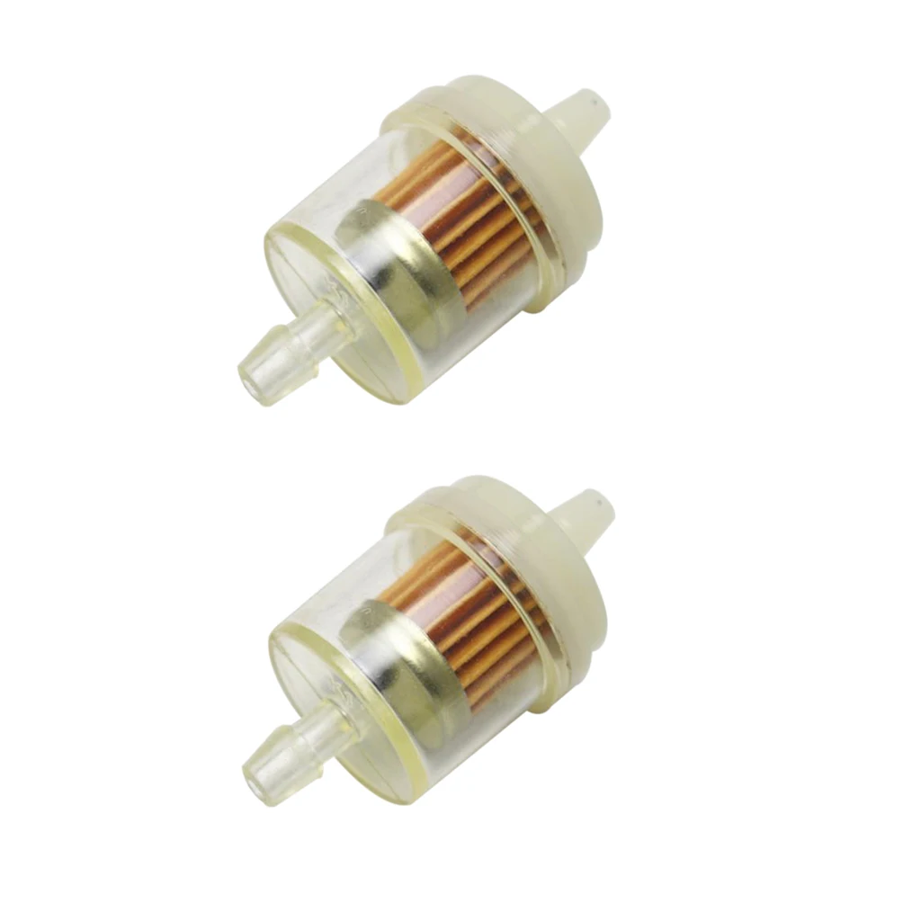2pcs Gas Fuel Filter for Moped Scooter Go Kart Dirt Bike ATV Quad Yamaha