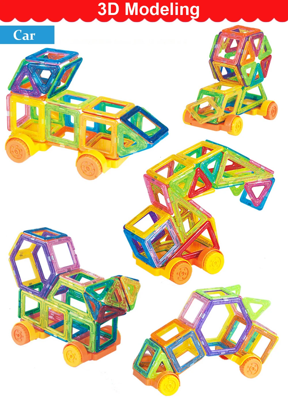DIY Магнитный конструктор строительные и строительные игрушки Мини Размер Магнитные строительные блоки Развивающие игрушки для детей Подарки