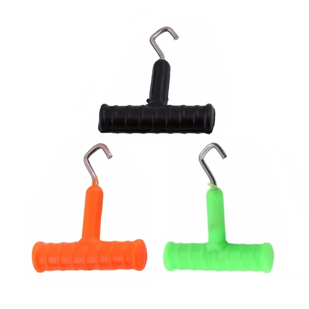 

1Pc 4.5g Fishing Line Knot Puller Plastic Hair Rig Making Tool Knot Rig Terminal Carp Fishing Tackle Tool Accessories