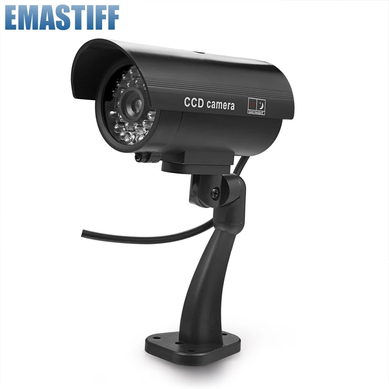 Free Shipping Fake Dummy Smart Camera Bullet Waterproof Outdoor Indoor Security CCTV Surveillance With Flashing Red LED | Безопасность и