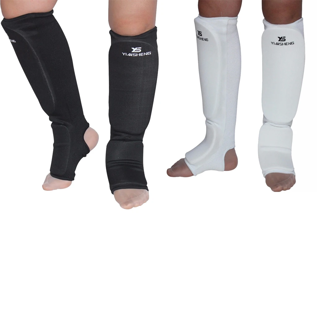 Cotton Instep Shin Guard Karate/Sanda/Taekwondo/Muay Thai/Boxing Leggings Ankle Support Protection Foot Brace Equipment