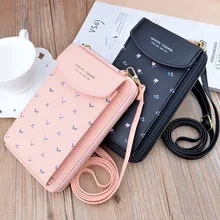 

Wallet Women Floral Pu Multifunctional Mobile Phone Clutch Bag Ladies Purse Large Capacity Travel Card Holder Passport Cover