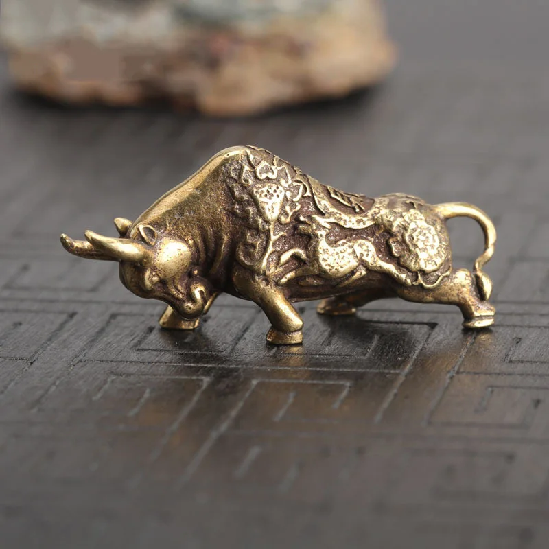 Brass Lucky Bullfighting Statue  (3)