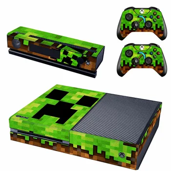 

New Skin Sticker Decal Full Cover For Xbox One Console & Kinect & 2 Controllers For Xbox One Skin Sticker