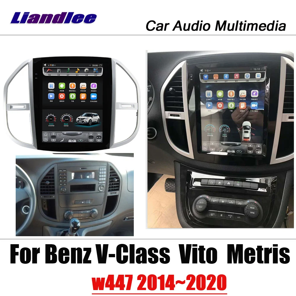 

12.1 Car Tesla Multimedia System For Mercedes Benz V-Class/Viano/Metris/Valente W447 2014~2020 radio android Map GPS Navigation
