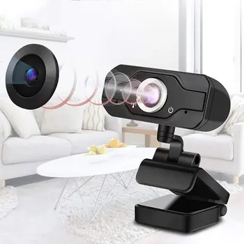 

Fast Delivery HD Mini Computer Webcam Anti-peeping Rotatable Adjustable Camera For Live Broadcast Video Conference Work