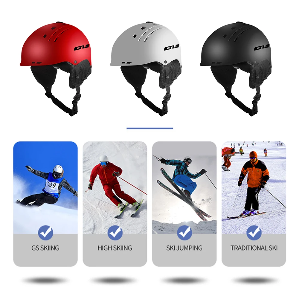 

GUB 606 Multi-functional Skiing Helmet MTB Bike Bicycle Sports Cycling Helmet Safety Horse Riding Integrally-molded Helmet