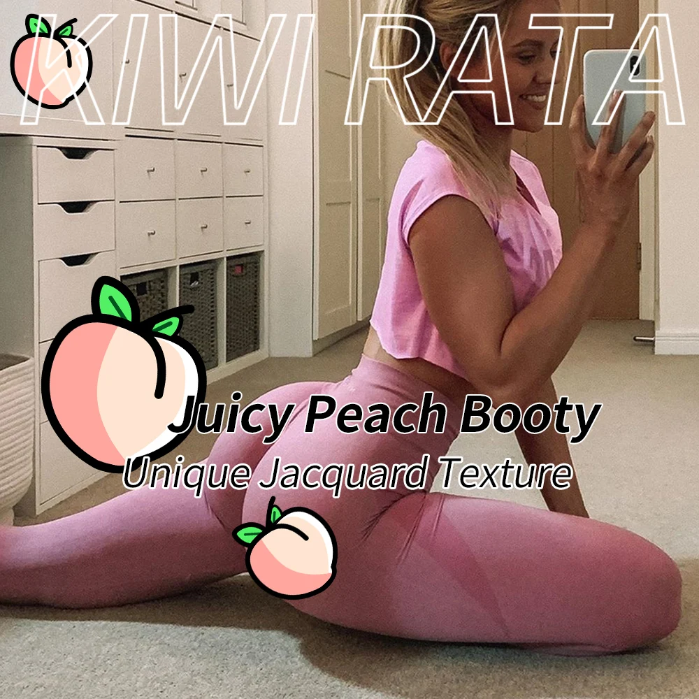 Женские компрессионные колготки KIWI RATA с высокой талией спортивные штаны