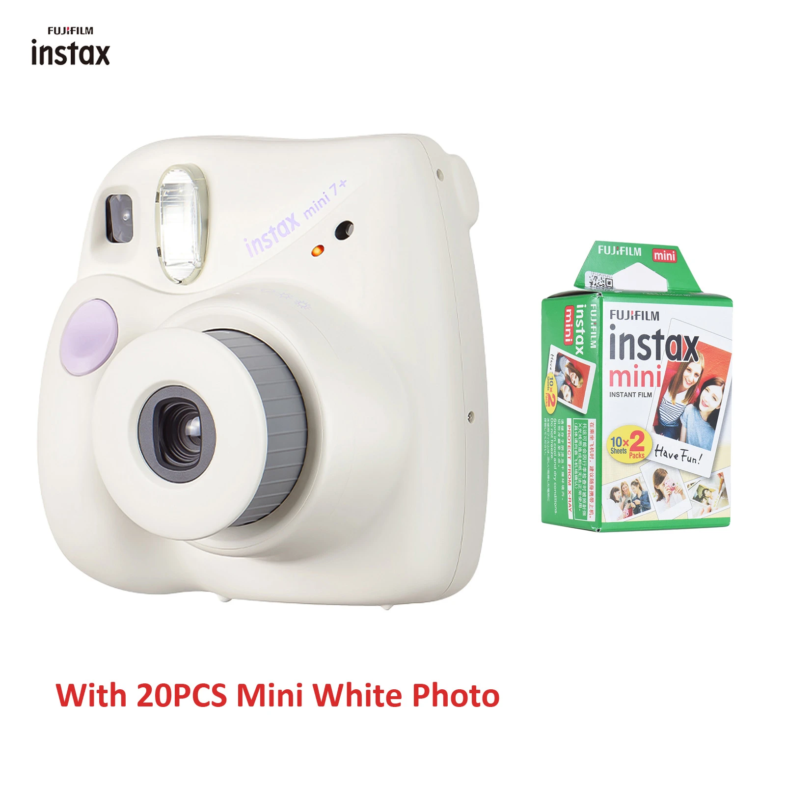 كاميرا Fujifilm Instax فيلم مصغر Mini7 Mini 7 Plus كاميرا فورية Mini8 Mini9 هدية عيد الميلاد السنة الجديدة Film Camera Aliexpress