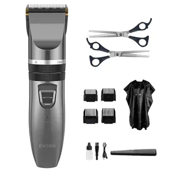 

Professional Electric Hair Clippers Men Trimmer Barber Grooming Kit Rechargeable Cordless Haircut Machine