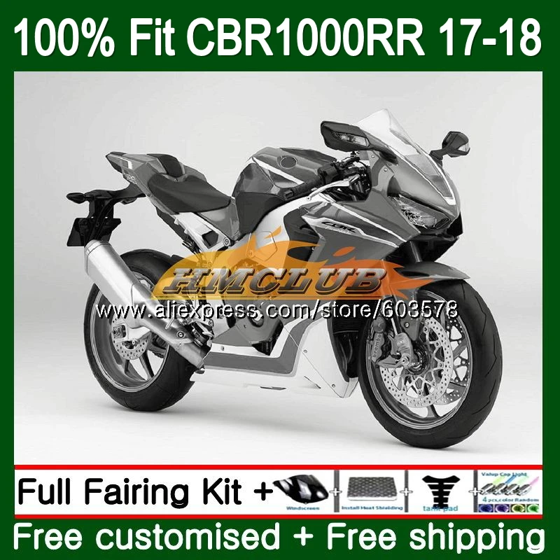Впрыска+ бак для HONDA CBR1000 RR CBR 1000 RR 128CL. 35 CBR 1000RR CBR-1000RR CBR1000RR 17 18 Серый Белый обтекатели - Цвет: No. 1