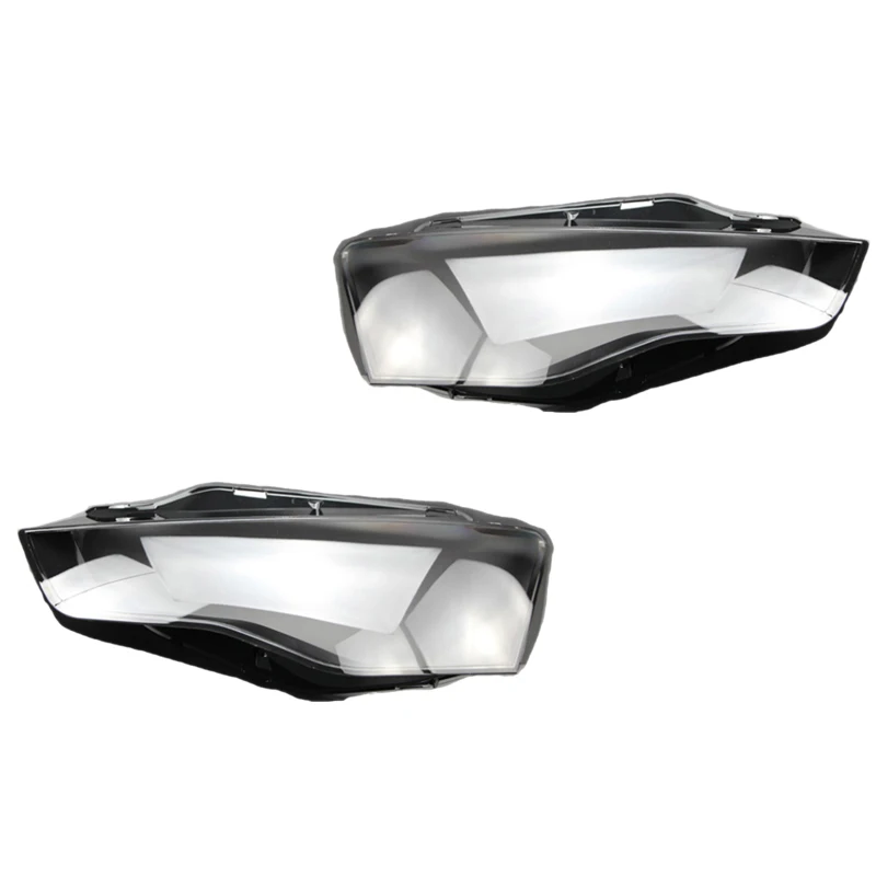 

2Pcs Car Clear Headlight Lens Cover Replacement Head Lamp Cover For-Audi A5 2012-2016