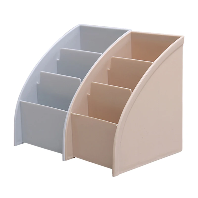  Desktop Coffee Table Remote Control Storage Box Desk Small Stationery Shelves Cosmetics Shelves-2Pc