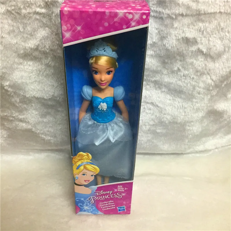 Куклы-Рапунцель Принцесса Жасмин кукла Белоснежка Ариэль Белль Рапунцель Игрушки для девочек игрушки bjd куклы для детей - Цвет: Cinderella with box