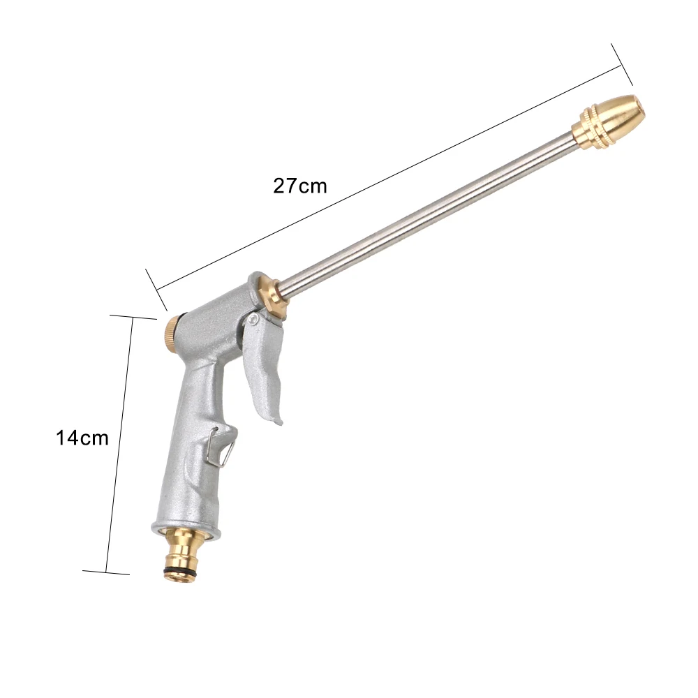 LEEPEE 27 см металлический водяной пистолет садовый водоструйный моющий аппарат высокого давления мощная шайба спрей автомобиль средства для мойки высокого давления водяной пистолет