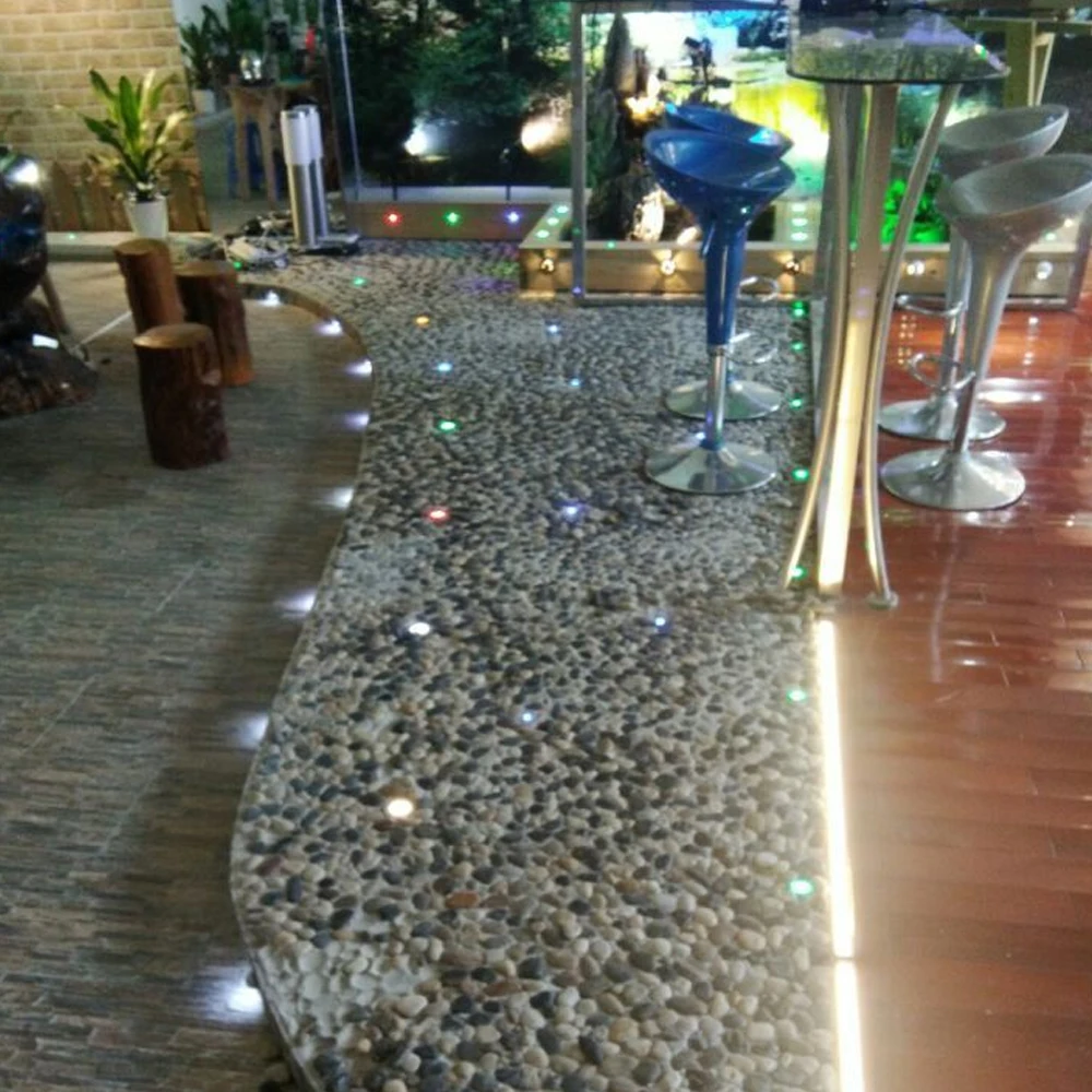 Description Picture 4 of itemDC12V RGB LED Deck Light IP67 Waterproof Yard Garden Pathway Outdoor Lamp 16Colors Recessed Landscape Light+Remote