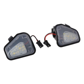 

2pcs 18 LED Side Mirror Puddle Light Lamp For CC Passat Scirocco White new 87HE