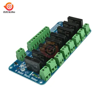 

5V 8 Channel 8-CH Solid State Relay Module Low Level SSR G3MB-202P 240V 2A Output with Resistive Fuse For Arduino