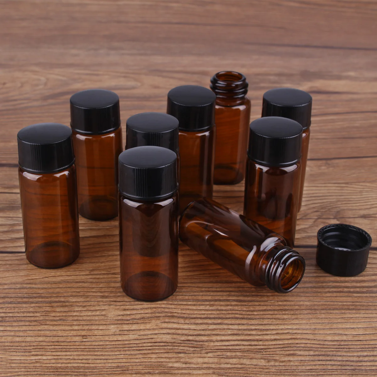2ML Amber Glass Dram Vials - Liquid Bottle Storage Containers - Identify  Diagnostics