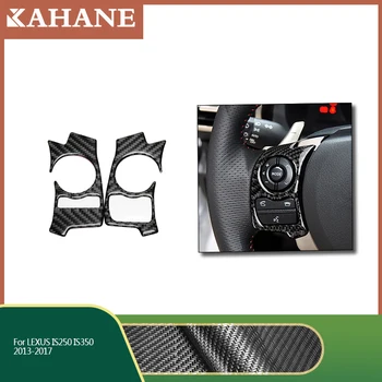 

Car Interior Steering Wheel Cover Trim Car Styling Carbon Fiber Sticker Decals For Lexus IS250 NX200 200t 300h 2014-2018