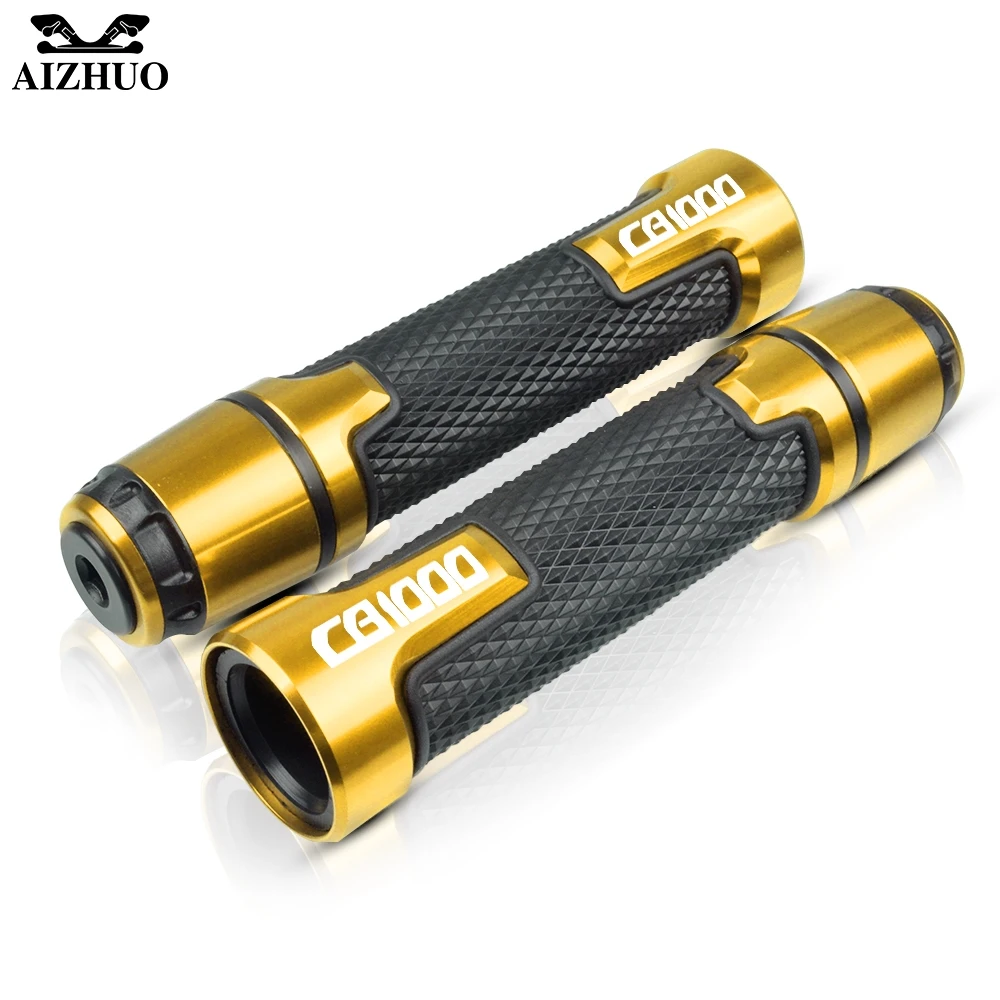 gold Мотоциклетные ручки, Гоночное сцепление, руль, ручки, ручки для Honda CB1000 Big one SC30 CB1000R NEOSPORTCAFE/CB1000R - Цвет: gold