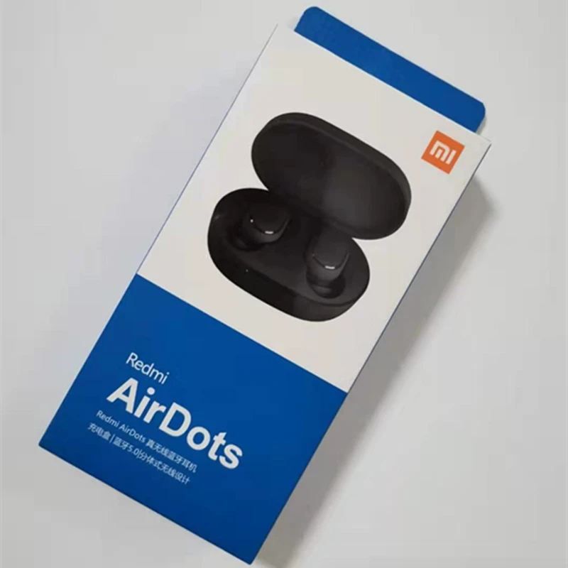 Xiaomi Redmi Airdots TWS Bluetooth наушники бас стерео гарнитура с микрофоном наушники AI управление для iPhone X samsung huawei